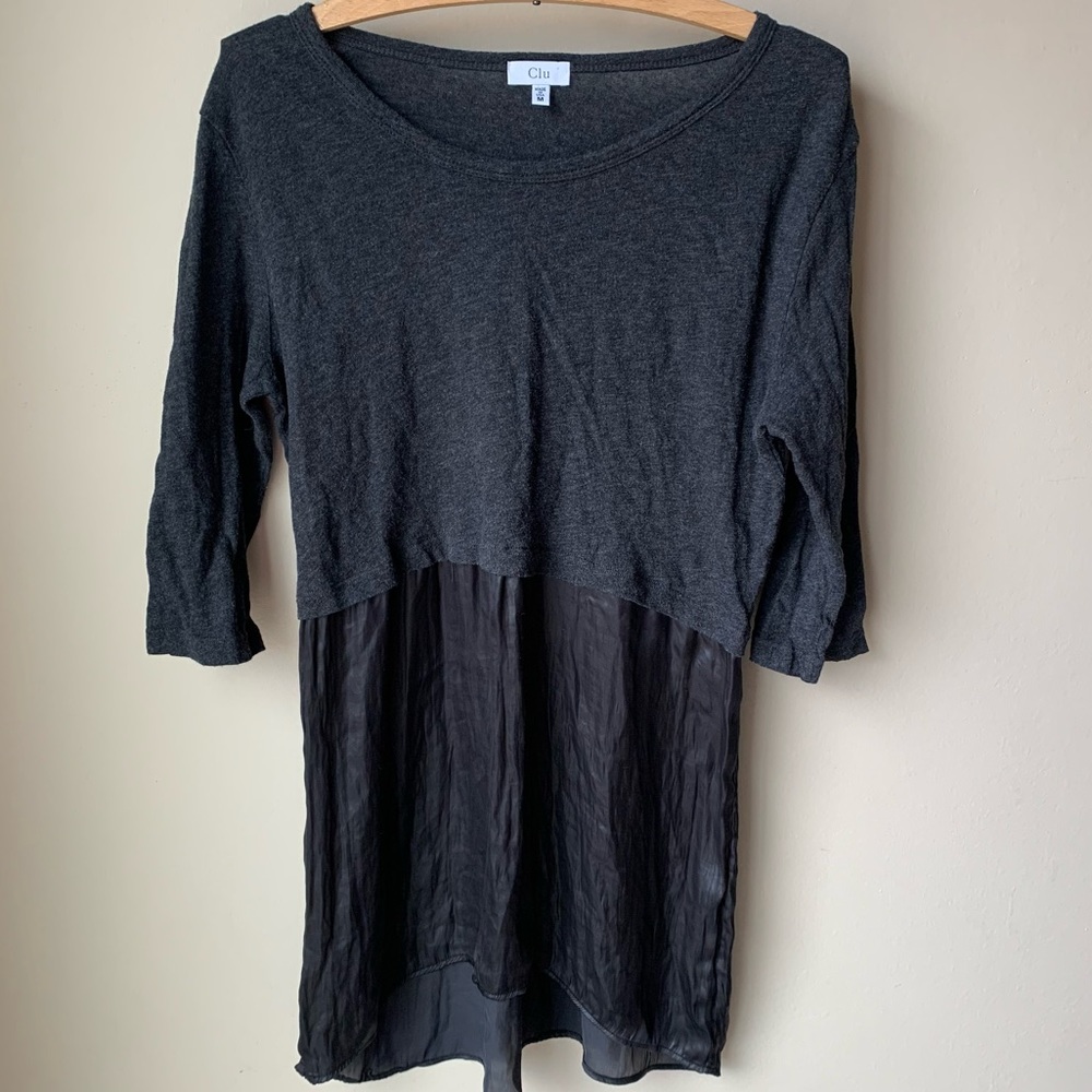 Clu dress mixed media dress